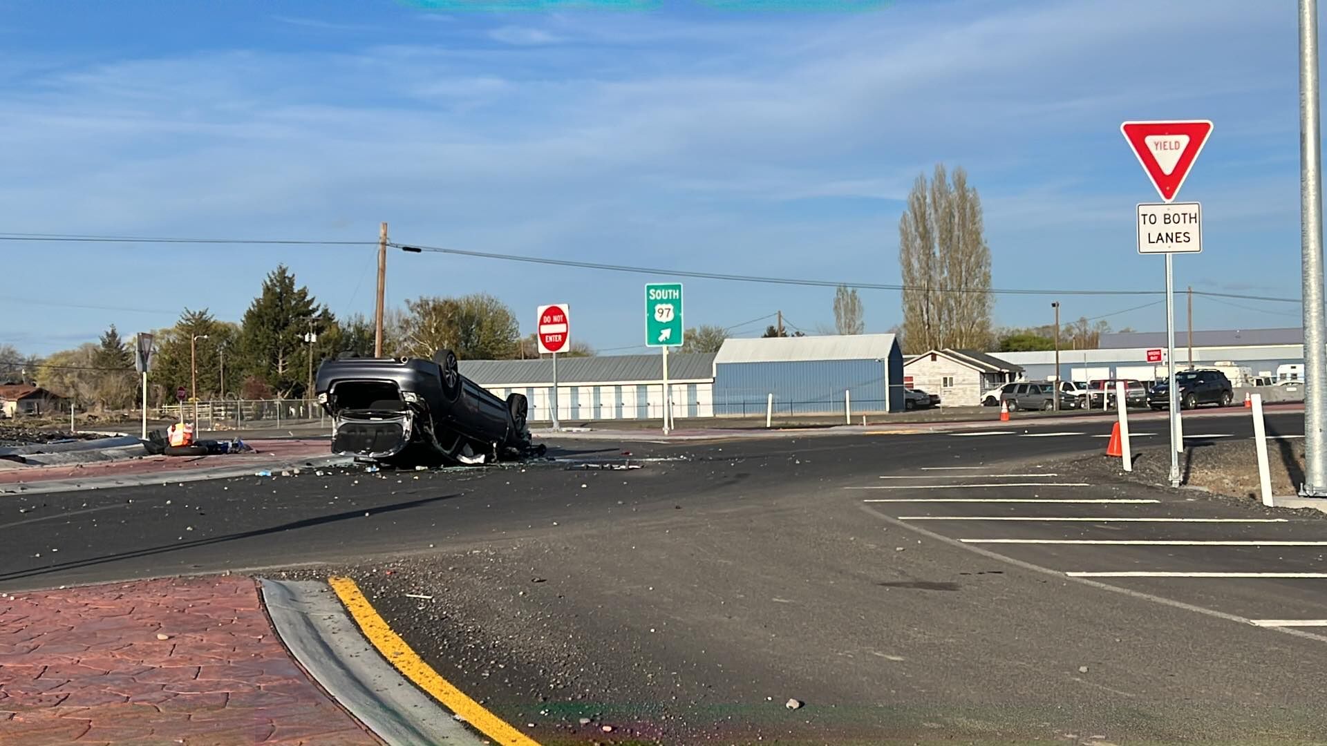 HWY 97 and McDonald Road closed after dual injury crash